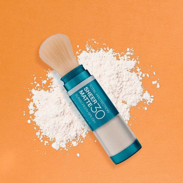 Sunforgettable&reg; Total Protection &trade; Sheer Matte SPF 30 / Сонцезахисна матова пудра з пензлем SPF 30 sheer-colorescience фото